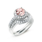 Pink diamond ring