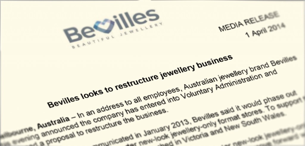Bevilles set to restructure jewellery business