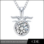 Wholesale_925_Sterling_Silver_Capricorn_Necklace_Pendant