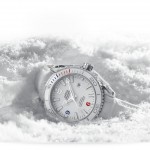 omega watch in snow
