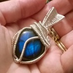 DragonEyeBlueFlashLabradoritePendant