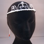 white auartz tiara