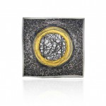 orro Gill-Galloway-Whitehead-Gold-Circle-Brooch