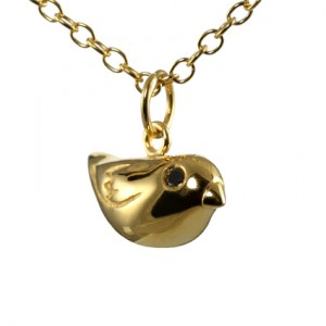 Gold Sparrow Charm NL