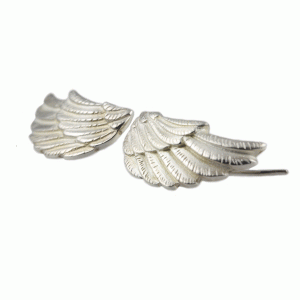 JR Silver Wing Earrings