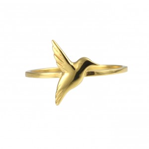 Jana Reinhardt Small Gold Hummingbird Ring small-hb-ring-gp