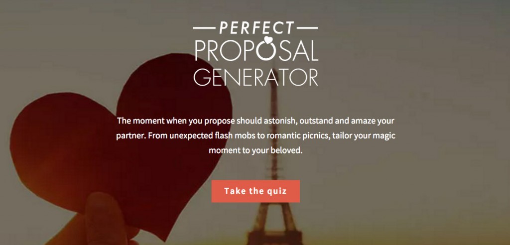 New ‘Proposal Generator’ Launched to Inspire Britons’ Romantic Moments