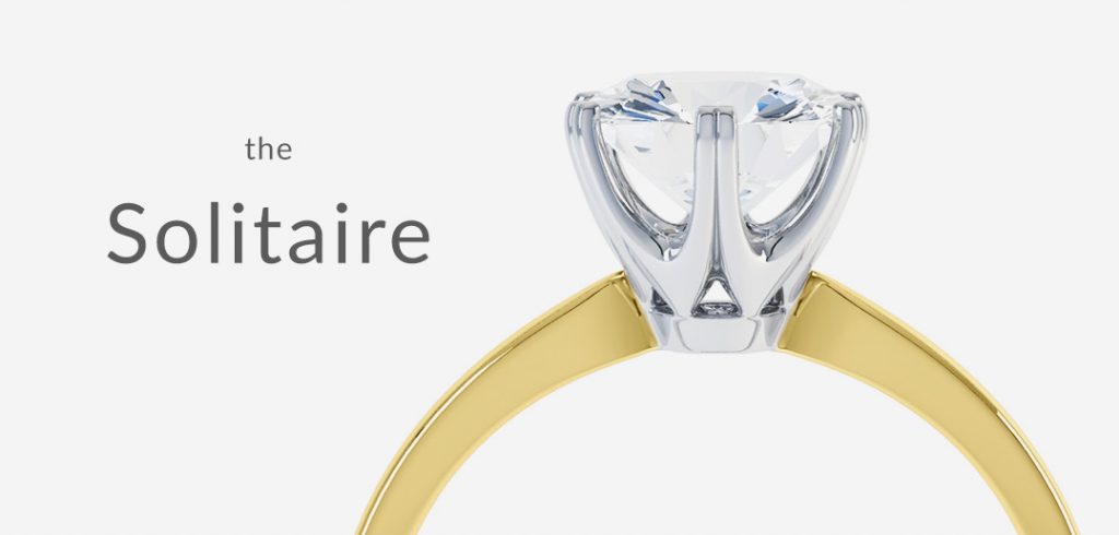 Solitaire diamond engagement rings what does solitaire mean