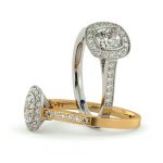 two square diamond rings overlapping