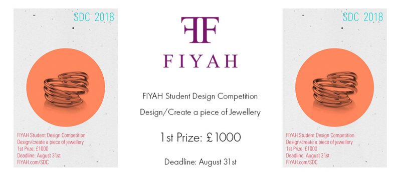 FIYAH Student Jewellery Design Competition 2018 FIYAH jewellery design competition