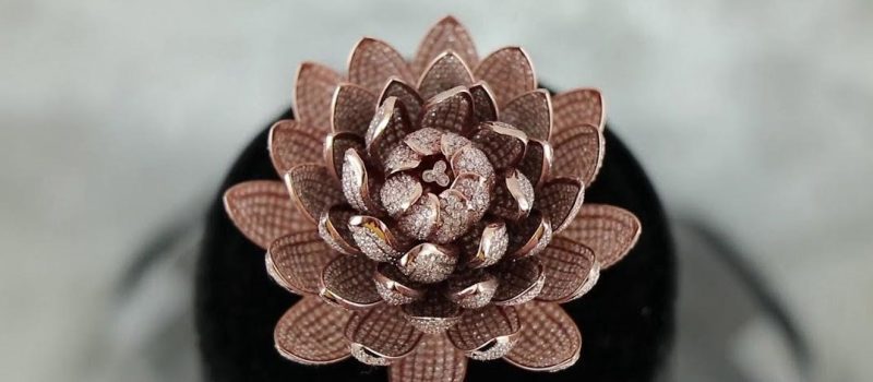 Guinness World Record Success for Jewellery Design Students Guinness world record diamond flower ring