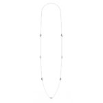 pebble and pearl layering laong necklace by claudia bradby