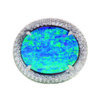 7.71 ct. Gem Australian Boulder Opal Ring by Jeffrey Bilgore