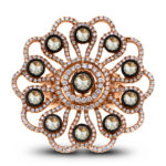 Flora Ring by Beauvince Jewelry. Front View