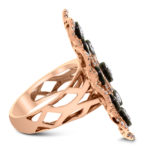 Flora Ring by Beauvince Jewelry. Side View