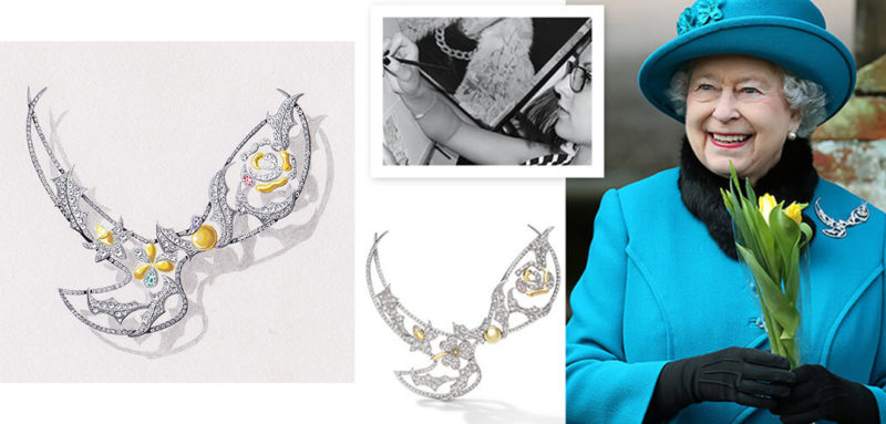 Bespoke design process at Allum & Sidaway Ivonna design for queen