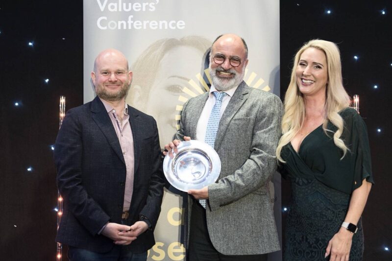 Valuers’ Conference 2025 Focuses on Professional Standards and Industry Developments mehdi saadian with david wilkins award naj chair left irv chair right large (1)
